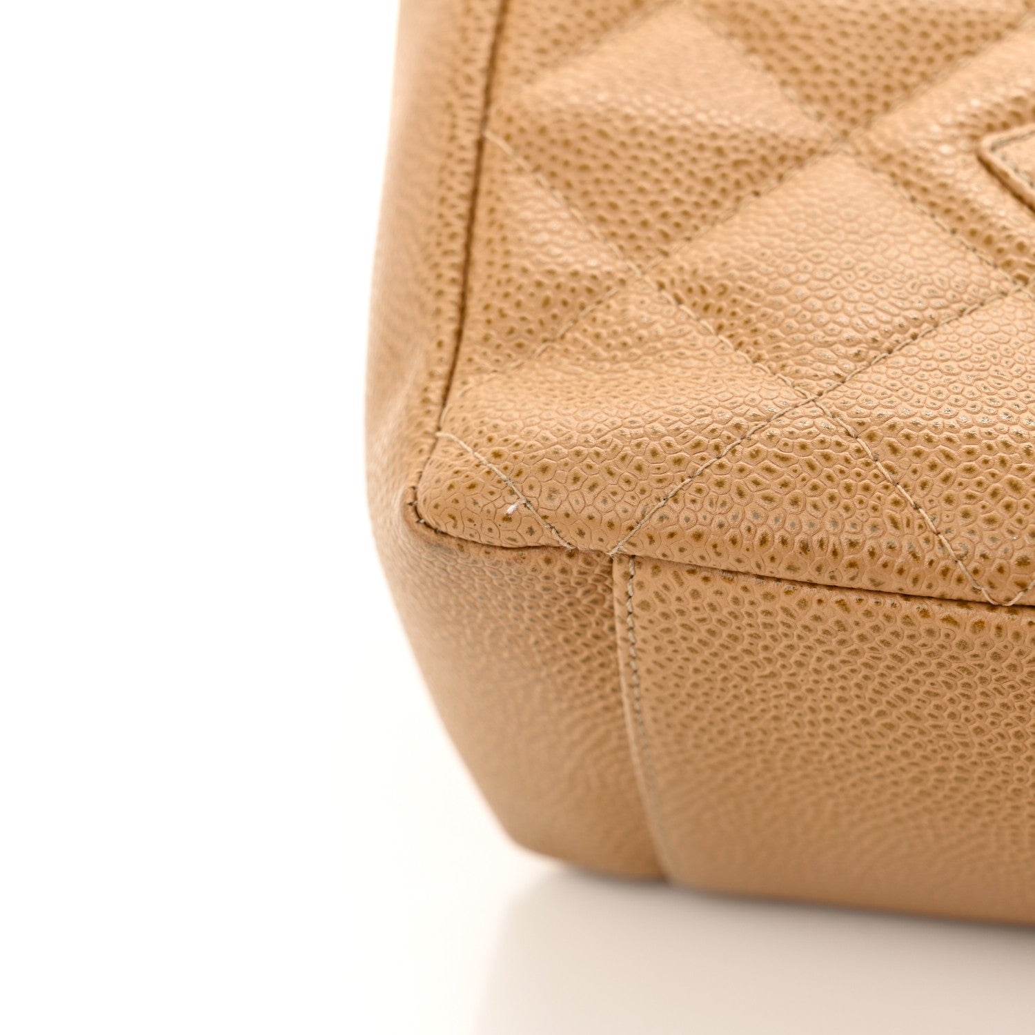Chanel Caviar Quilted Petit Shopping Tote PST Dark Beige 18 of 19