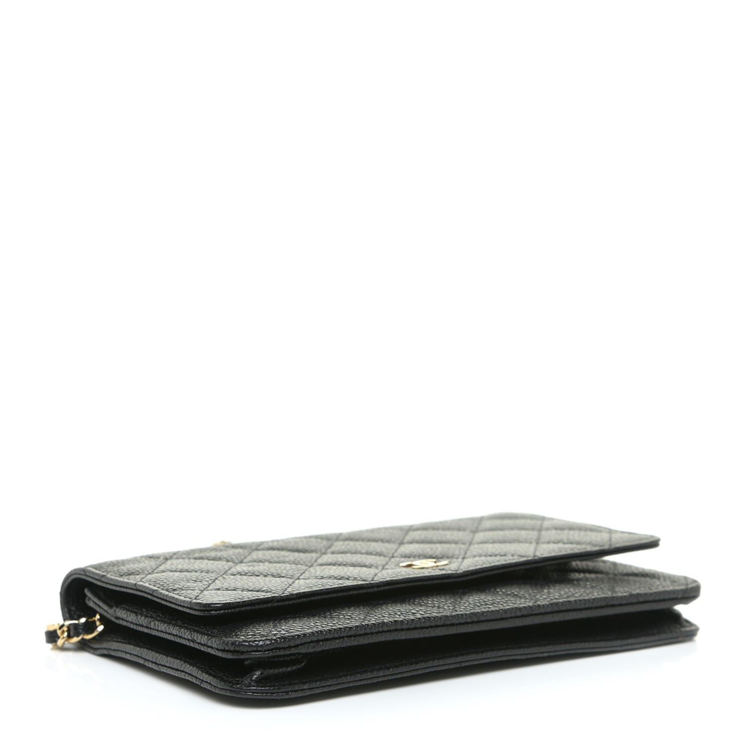 Chanel Caviar Quilted Wallet On Chain WOC Black 4 of 14