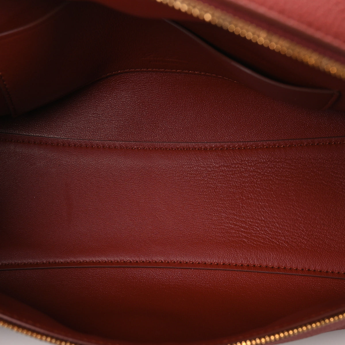 Grained Calfskin Extra Clutch L29 Deep Kummel