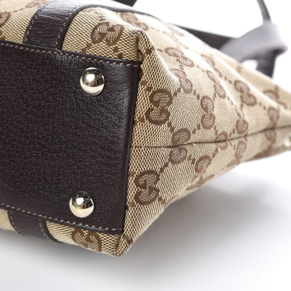 Gucci Monogram Small Abbey Tote Dark Brown 11 of 11