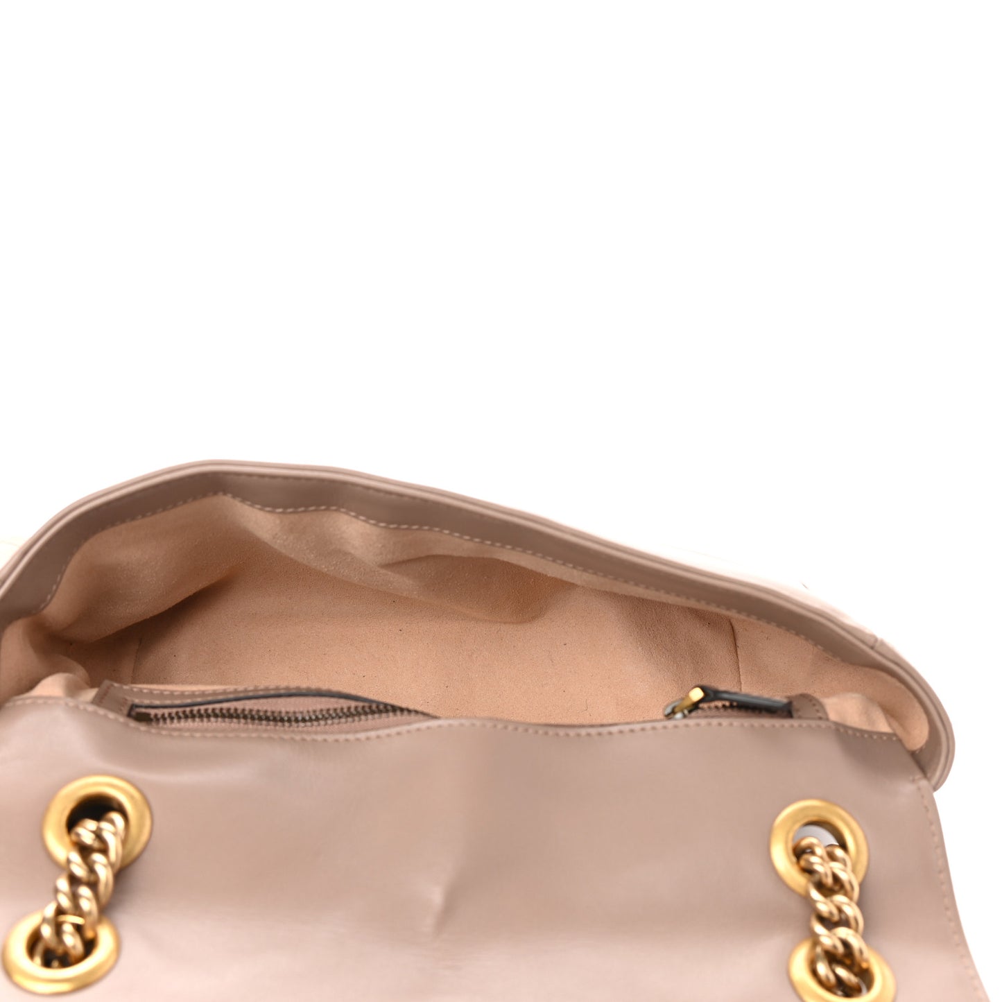 Calfskin Matelasse Small GG Marmont Shoulder Bag Porcelain Rose