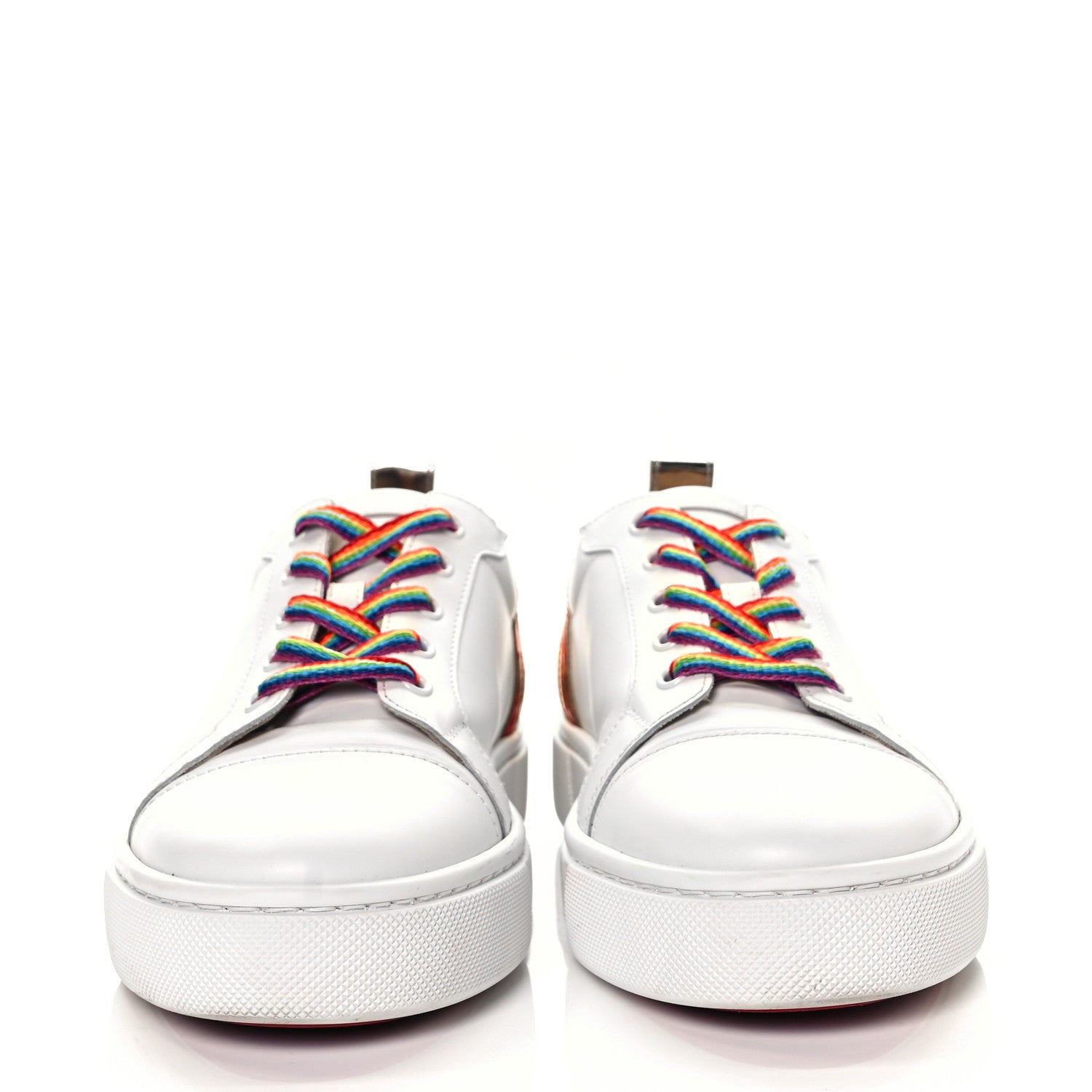 Christian Louboutin Calfskin Womens Arkenspeed Sneakers 39.5 White Multi 6 of 35