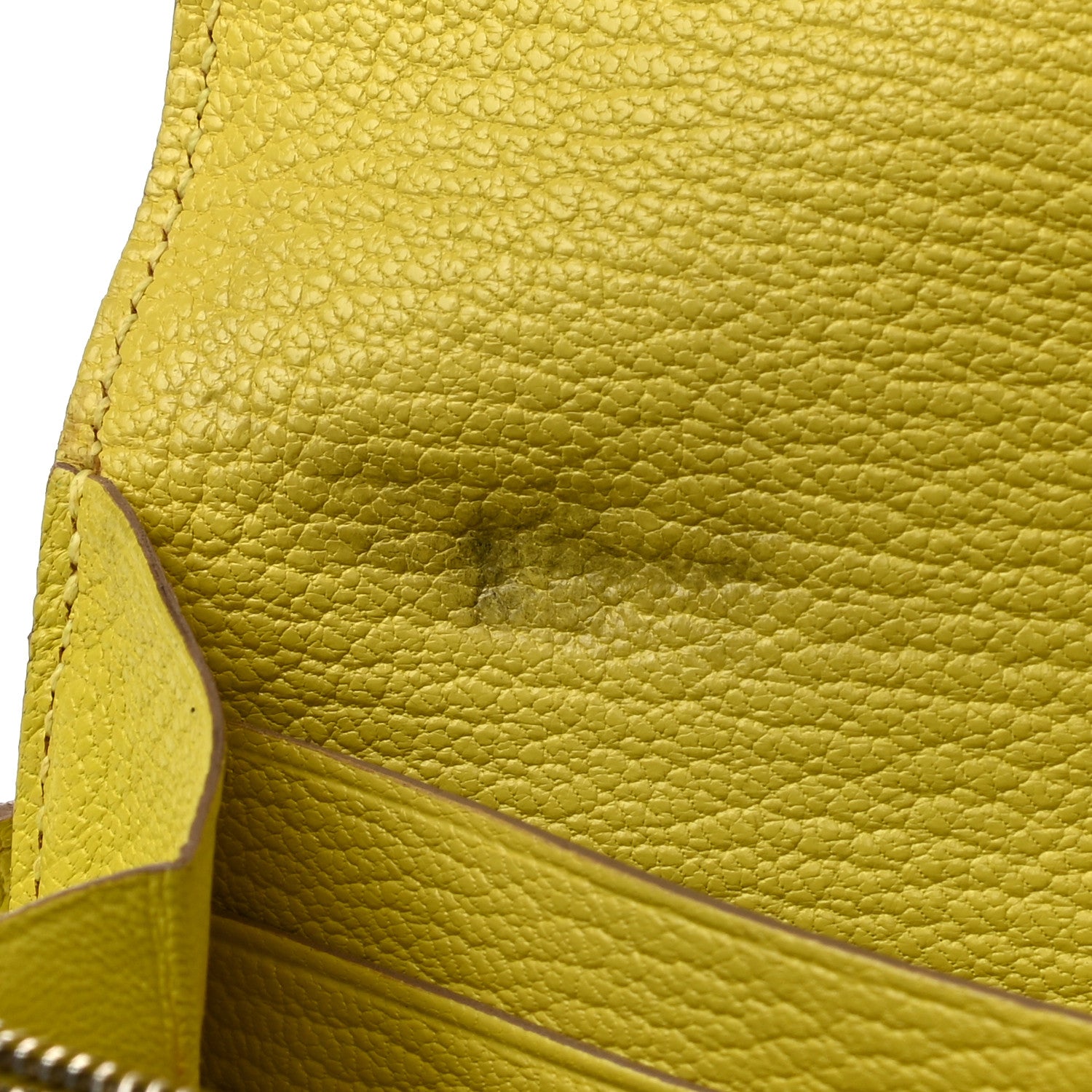 Hermes Chevre Mysore Kelly Longue Wallet Lime 11 of 14