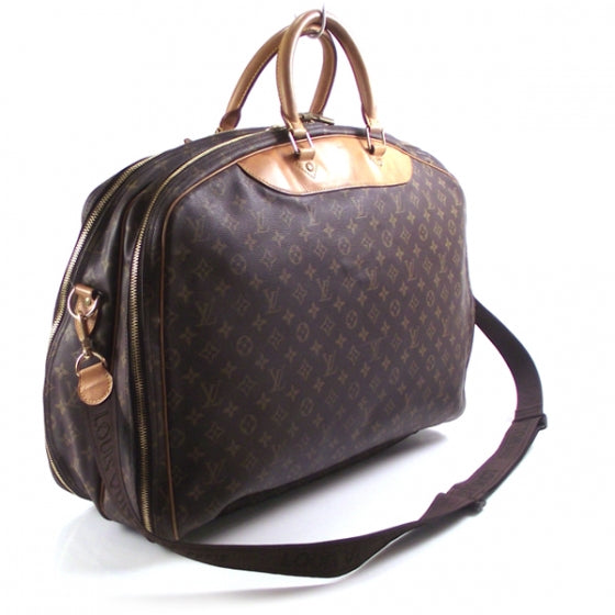 Louis Vuitton Monogram Alize 2 Compartment Luggage Travel Bag 3 of 10