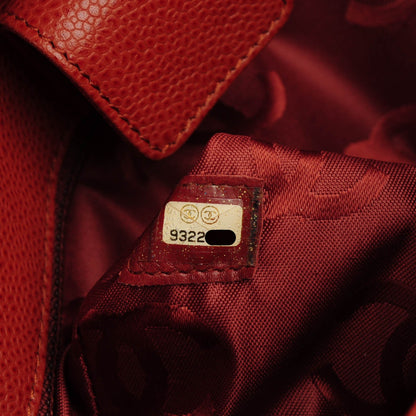 Chanel Caviar CC Stitched Small Flap Shoulder Bag Brown 7 of 7