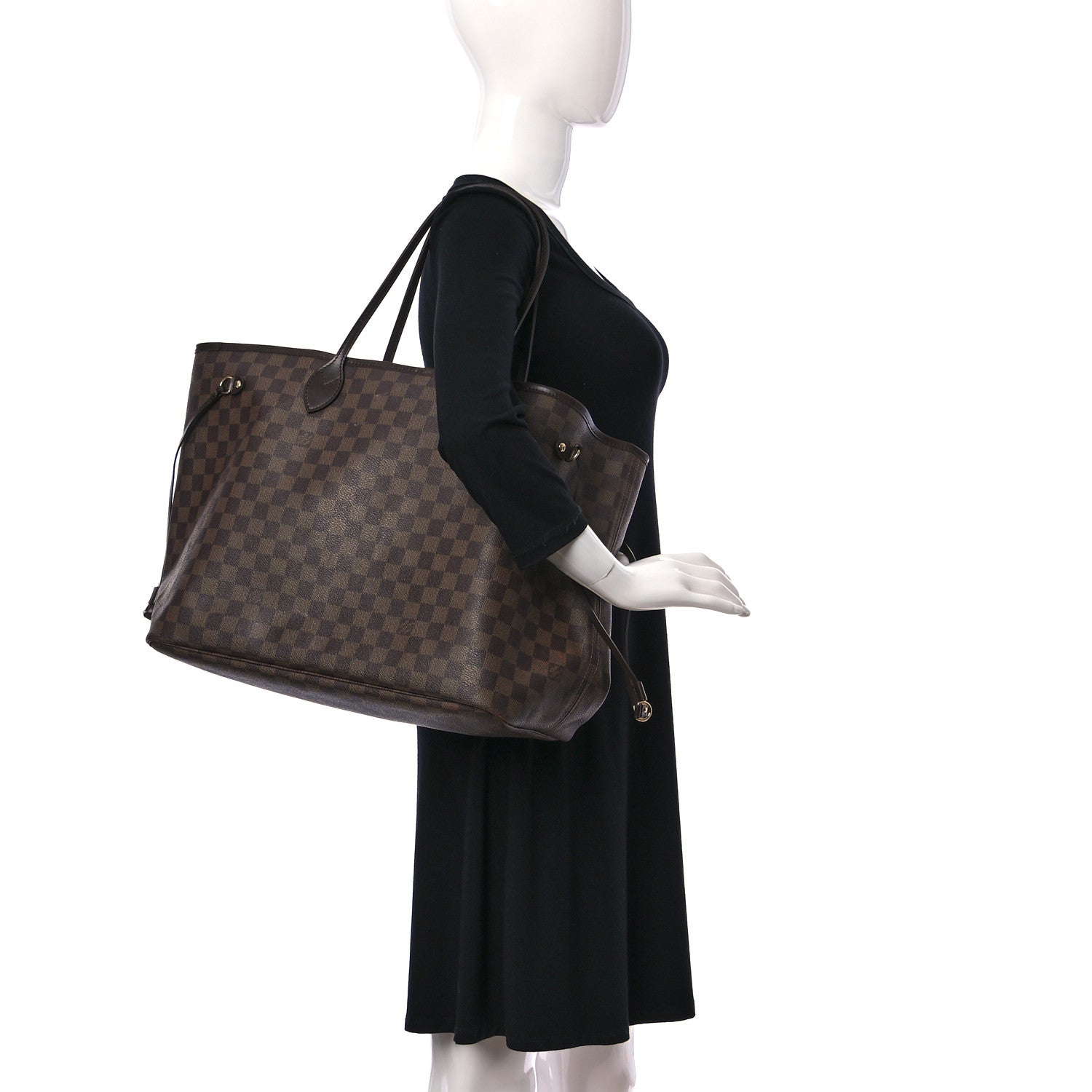 Louis Vuitton Damier Ebene Neverfull GM 2 of 10