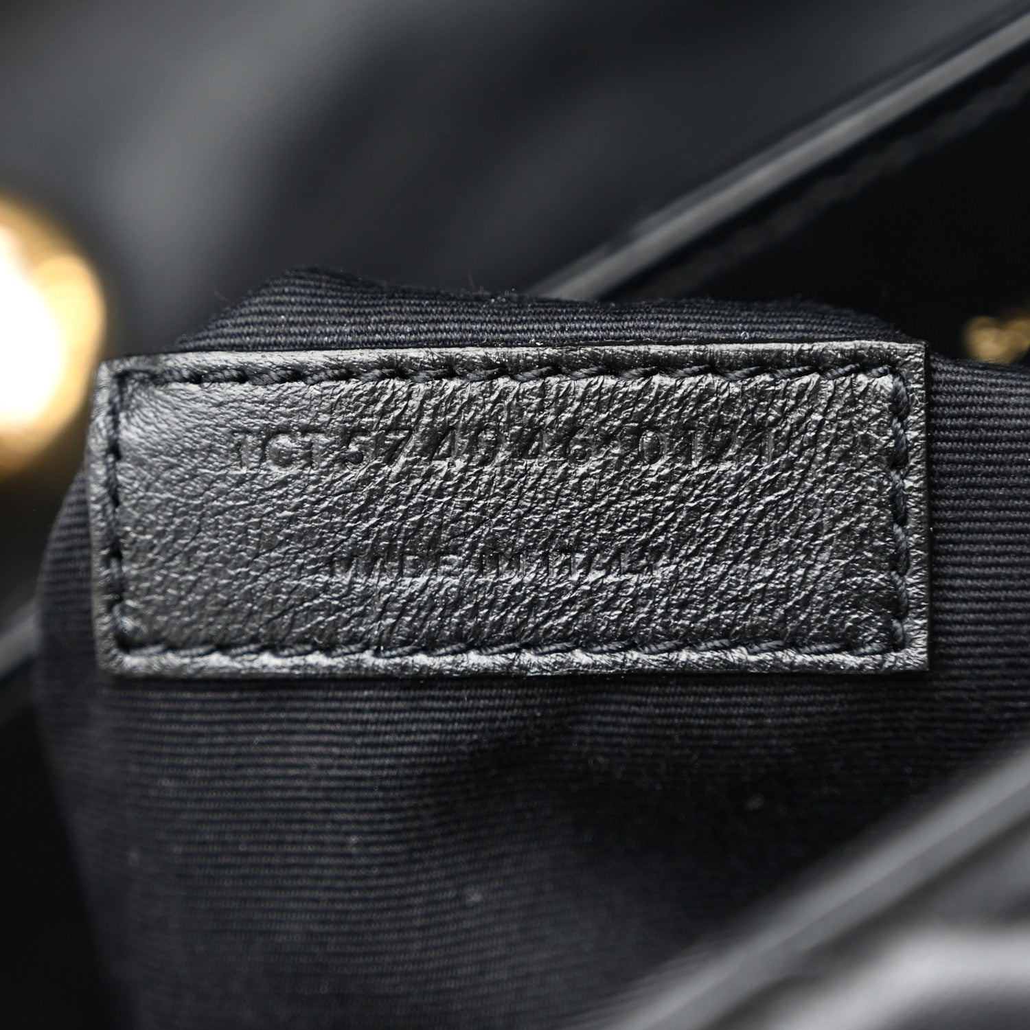 Saint Laurent Calfskin Y Quilted Monogram Medium Loulou Chain Satchel Black 7 of 10