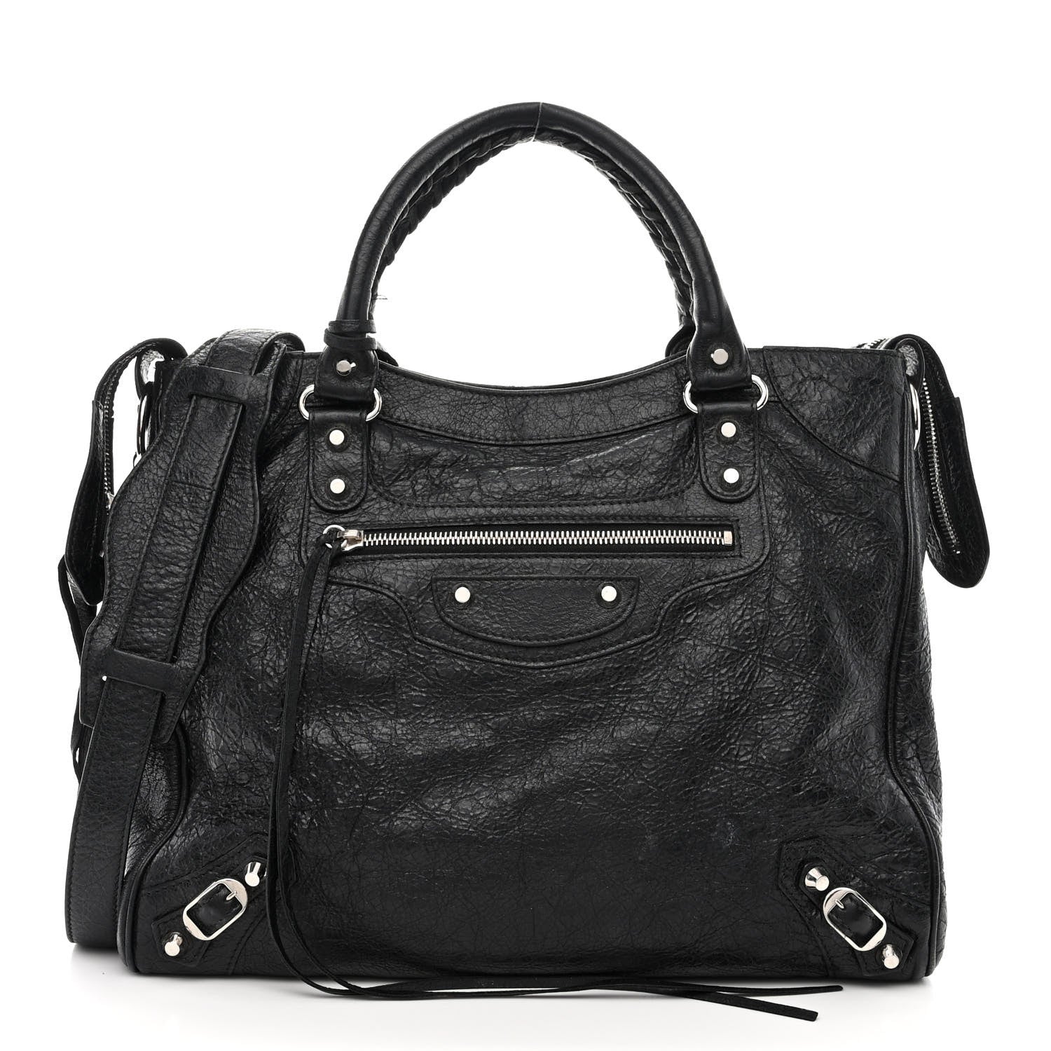Balenciaga Agneau Classic Silver Hardware Velo Black 1 of 17