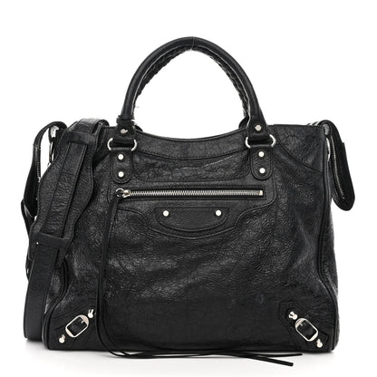Balenciaga Agneau Classic Silver Hardware Velo Black 1 of 17
