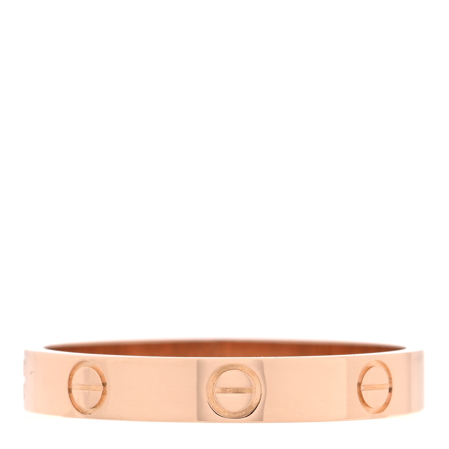 Cartier 18K Pink Gold 3.5mm LOVE Wedding Band Ring 63 10.25 3 of 5