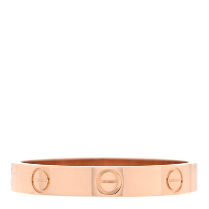 Cartier 18K Pink Gold 3.5mm LOVE Wedding Band Ring 63 10.25 3 of 5