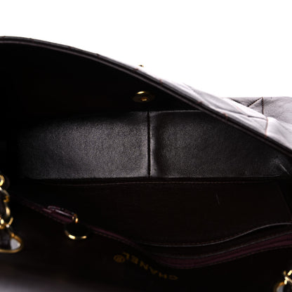 Chanel Lambskin Quilted Medium Single Flap Burgundy 4 of 16
