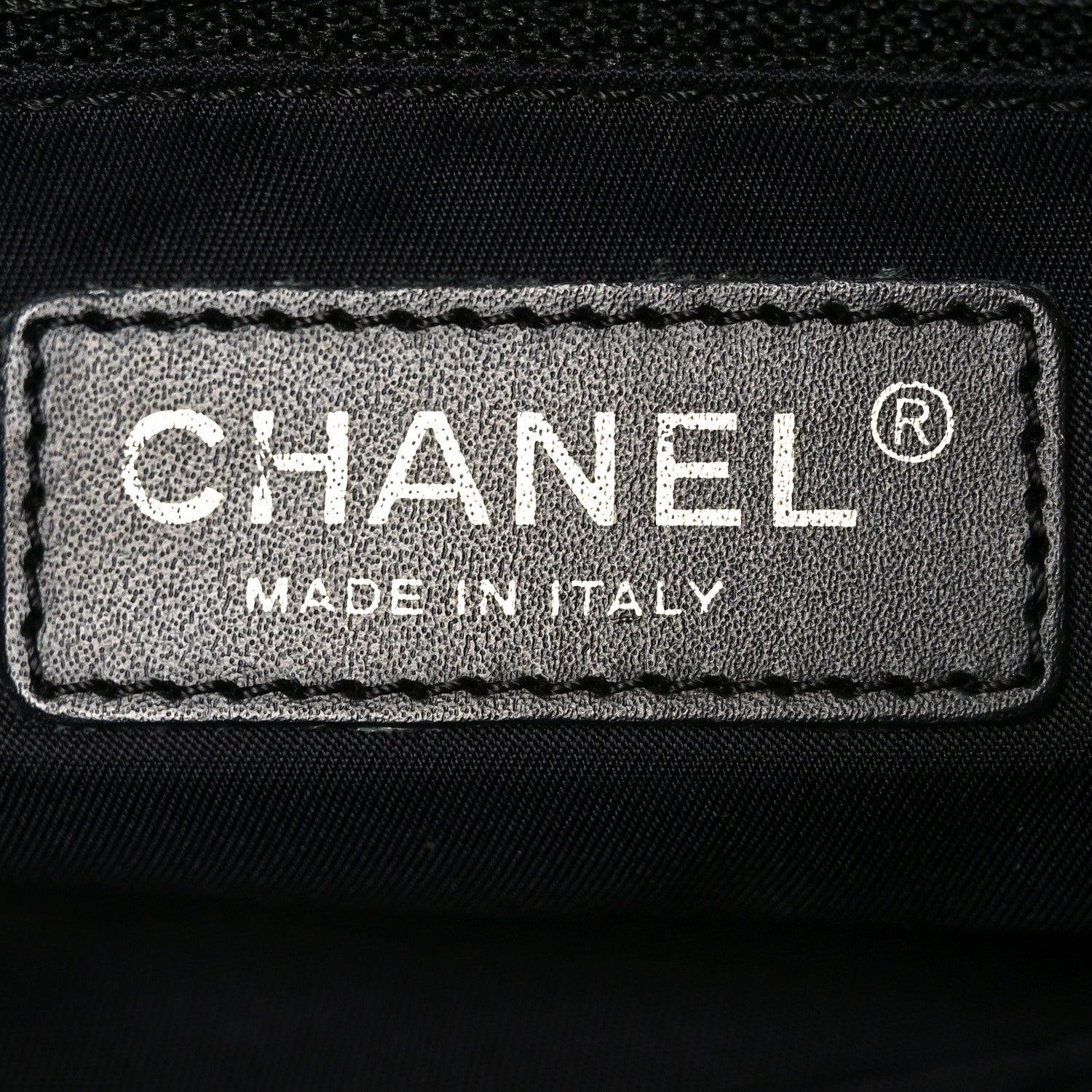 Chanel Nylon Travel Bowler Black 6 of 10