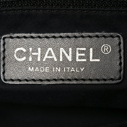 Chanel Nylon Travel Bowler Black 6 of 10