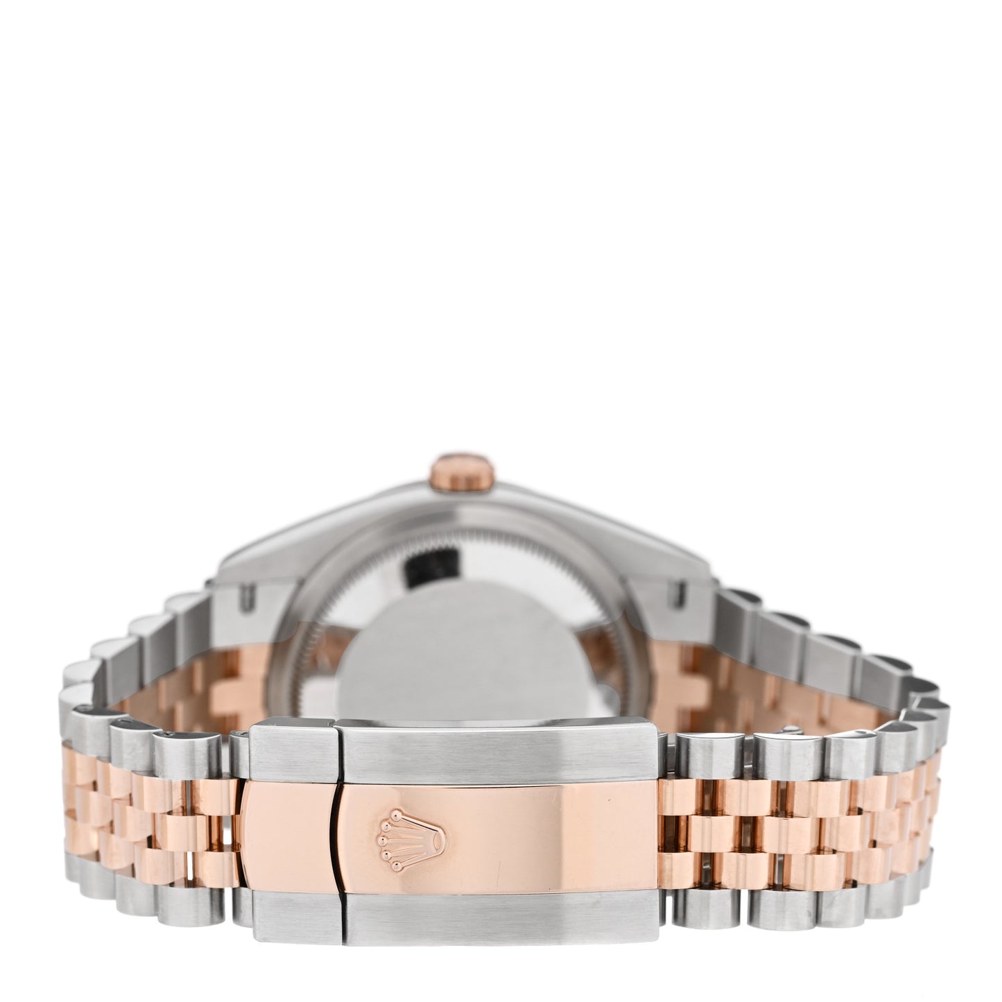 Stainless Steel 18K Everose Gold Diamond Mother of Pearl 36mm Oyster Perpetual Datejust Watch 126231