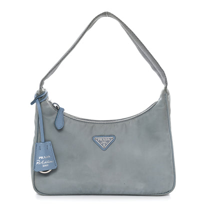 Prada Tessuto Nylon Mini Re-Edition 2000 Bag Astrale 1 of 13