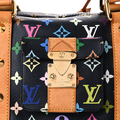 Louis Vuitton Monogram Multicolor Keepall 45 Black 25 of 35