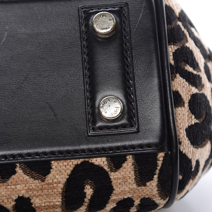Louis Vuitton Jacquard Velvet Leopard Print Stephen Sprouse Baby Bag 15 of 17