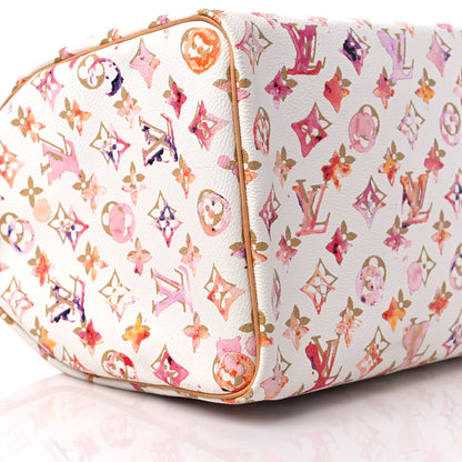 Louis Vuitton Watercolor Aquarelle Speedy 35 White 7 of 16