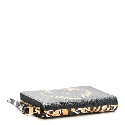 Louis Vuitton Monogram Giant Jungle Zippy Coin Purse Black 4 of 8
