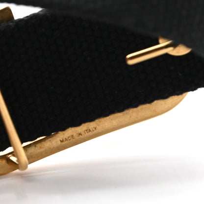Valentino Garavani Canvas VLogo Belt Black 3 of 5