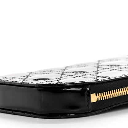 Christian Dior Patent Cannage Lady Dior Phone Holder Black 8 of 12