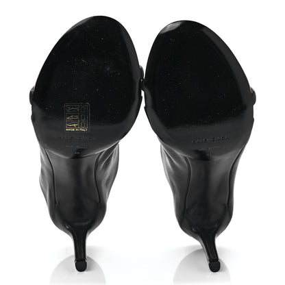 Balenciaga Lambskin Bi-Color Open Toe Glove Sandal 39 Ink Pink 5 of 8