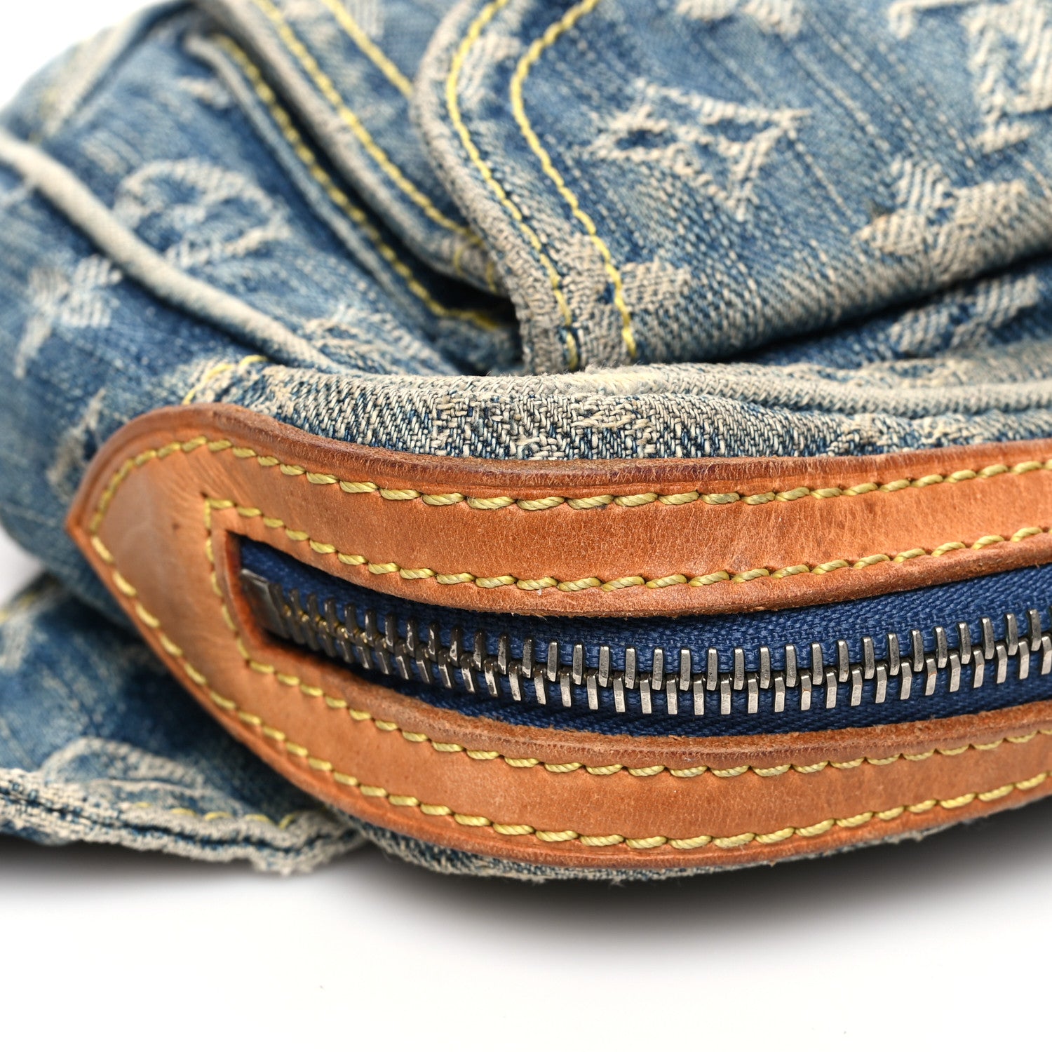 Louis Vuitton Monogram Denim Bum Bag Blue 13 of 15