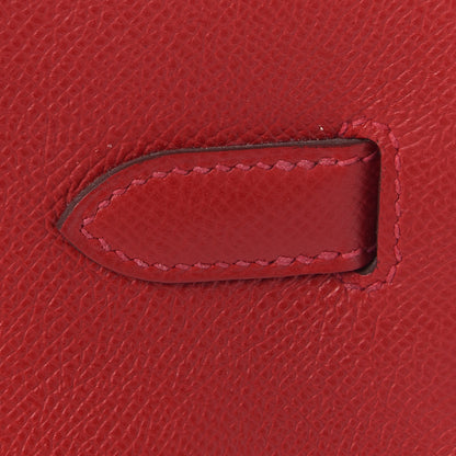 Hermes Epsom Birkin 30 Rouge Casaque 8 of 27