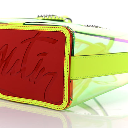 Christian Louboutin PVC Spikes East West Cabata Tote Fluorescent Yellow 10 of 12