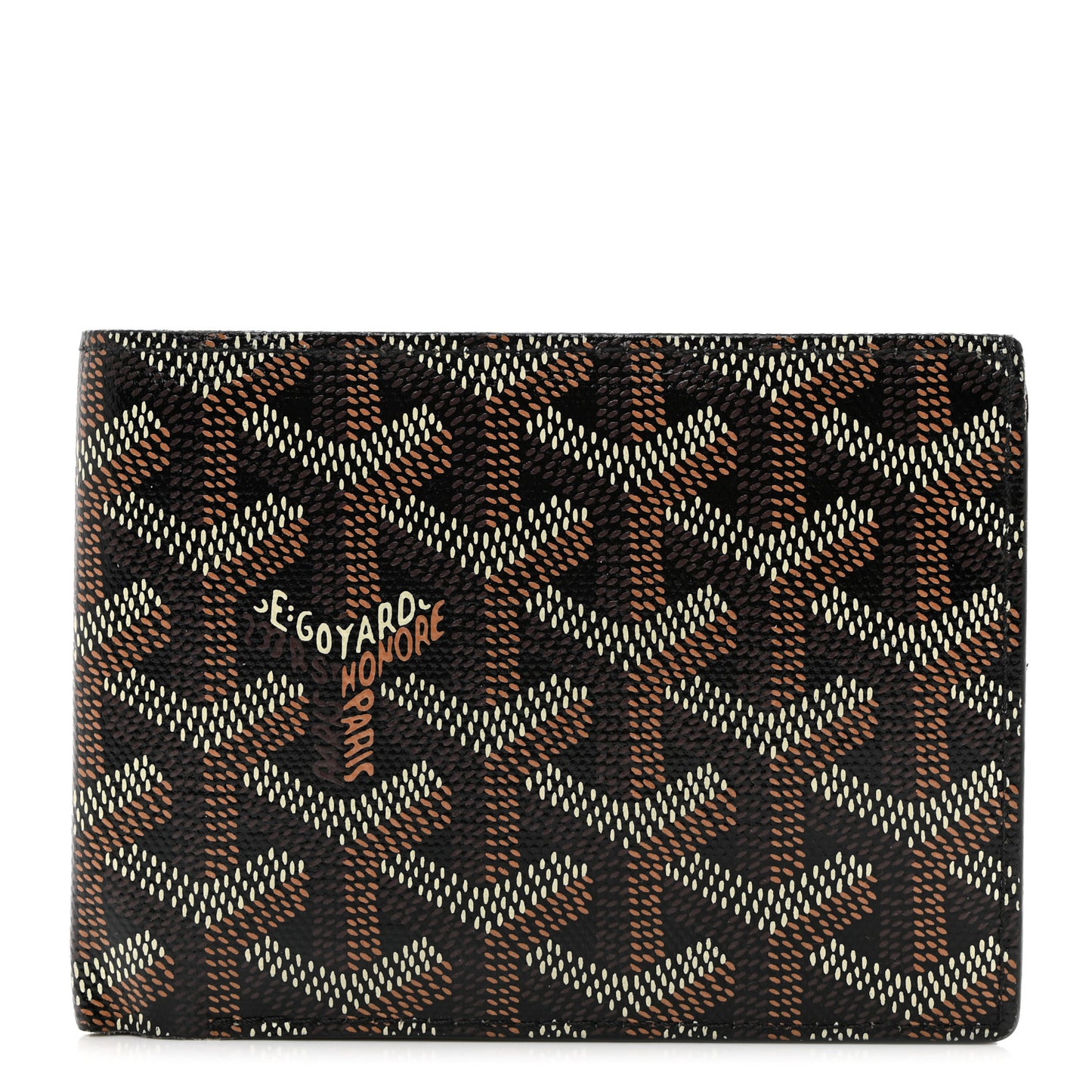 Goyardine Victoire Bi-Fold Wallet Black