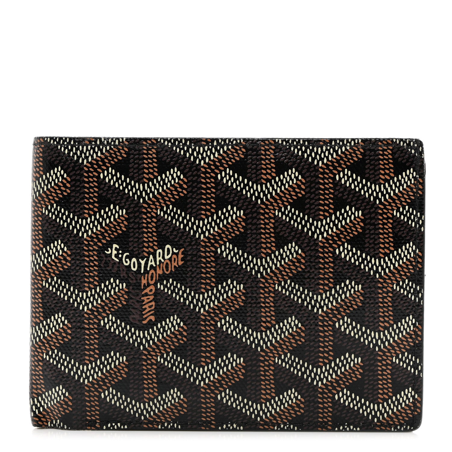 Goyard Goyardine Victoire Bi-Fold Wallet Black 1 of 8