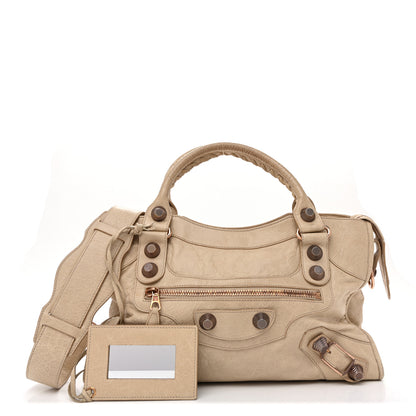 Balenciaga Agneau Giant 21 Rose Gold Hardware City Praline 3 of 12