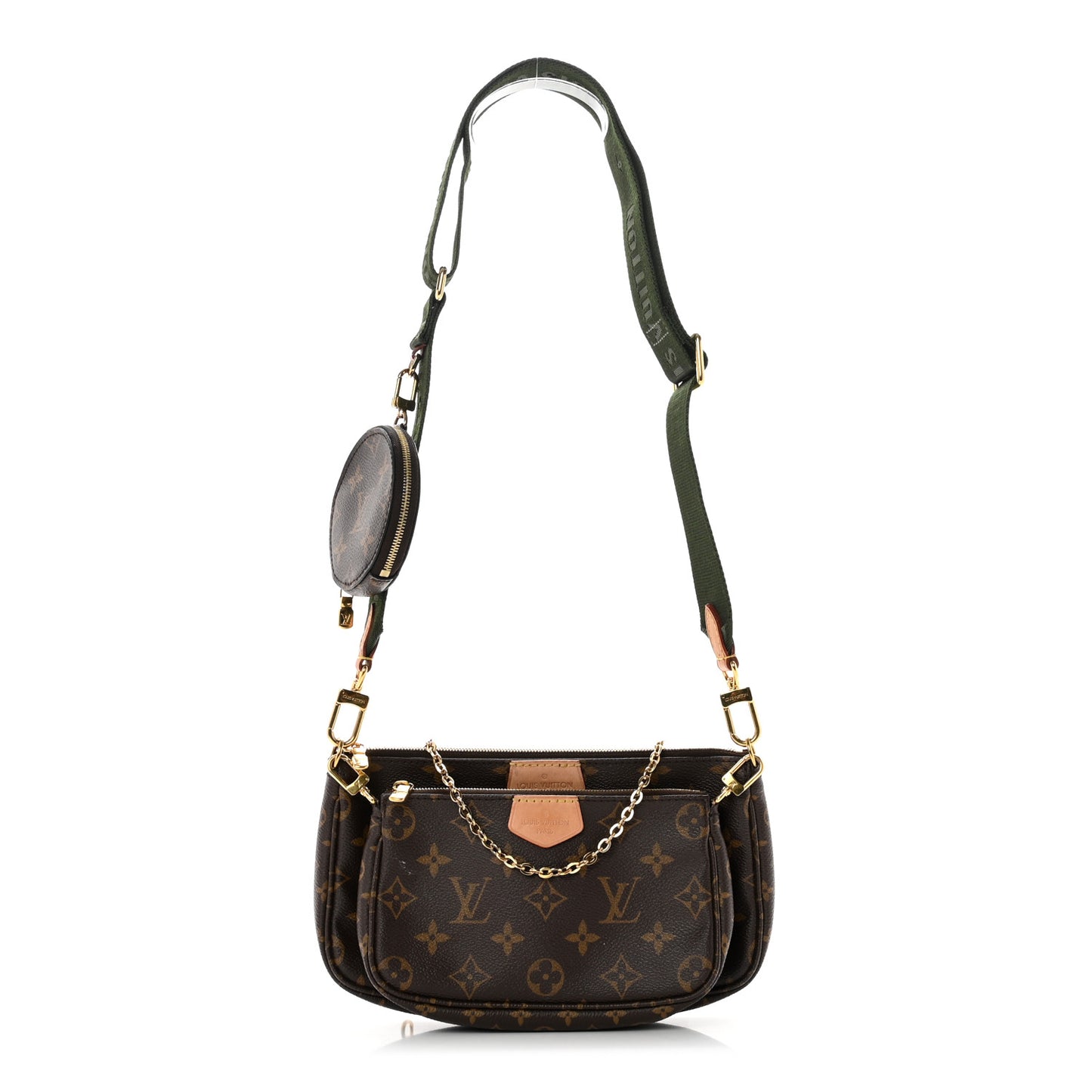 Monogram Multi Pochette Accessories Kaki