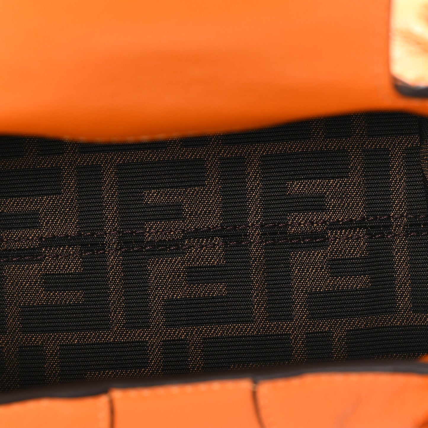 Calfskin Mini Spy Flame Orange