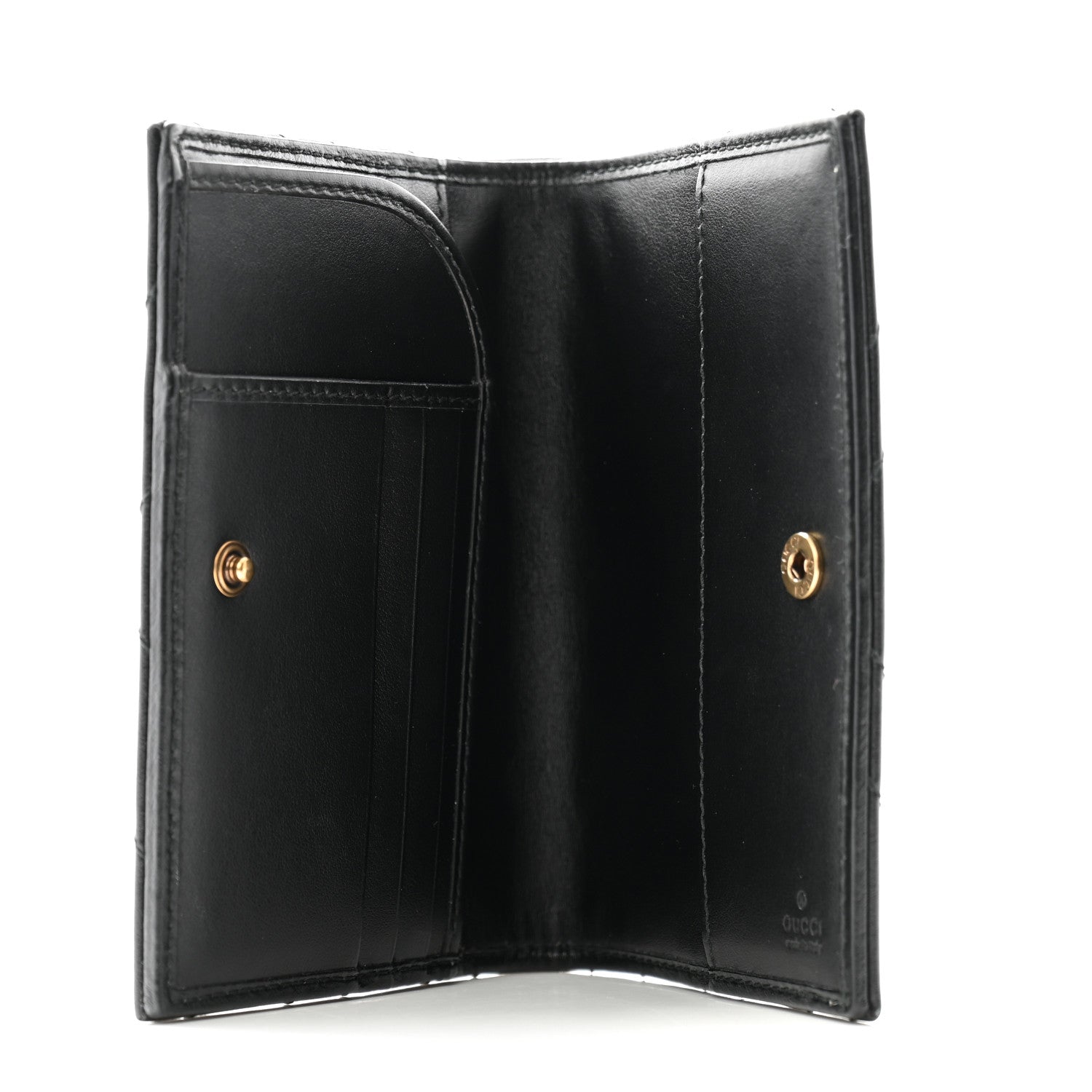 Gucci Calfskin Matelasse GG Marmont Passport Case Black 5 of 7