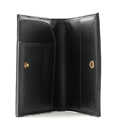 Gucci Calfskin Matelasse GG Marmont Passport Case Black 5 of 7