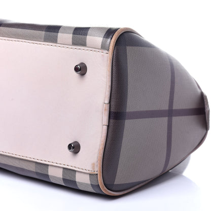 Burberry Smoked Check Small Chester Bowling Bag Purple 10 of 14