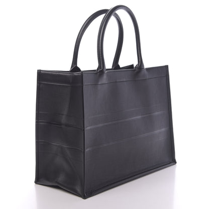 Christian Dior Calfskin Embossed Medium Book Tote Black 3 of 11