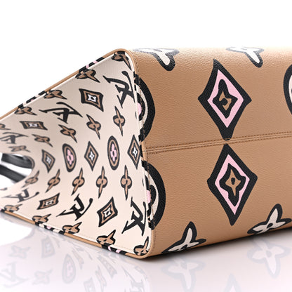 Louis Vuitton Monogram Giant Wild At Heart Onthego GM Arizona 7 of 9