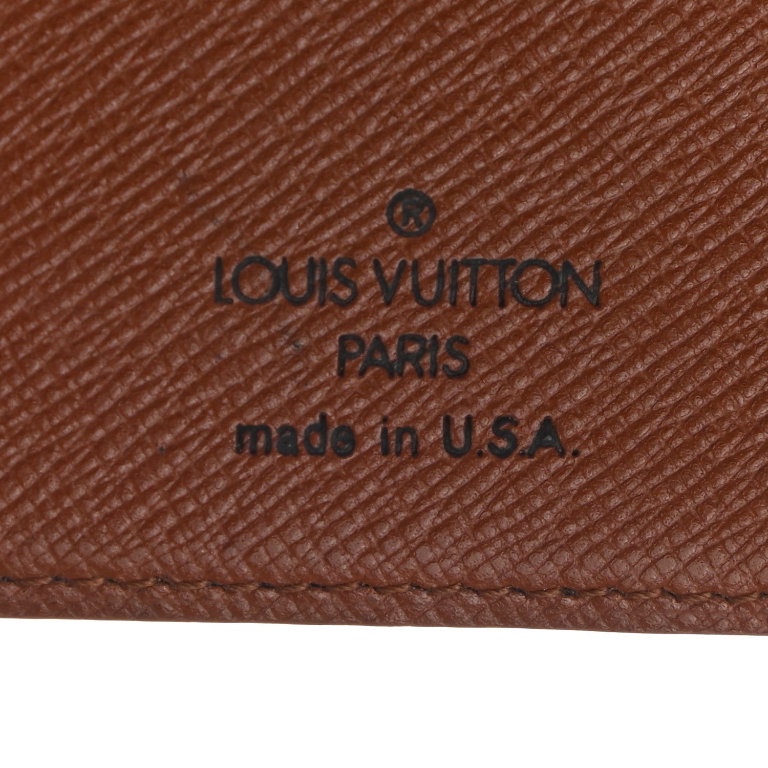 Louis Vuitton Monogram Simple Checkbook Holder Wallet Cover 6 of 9