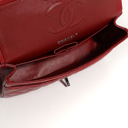 Chanel Lambskin Quilted Medium Double Flap Red 5 of 9