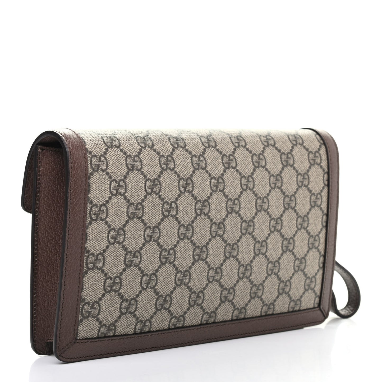 GG Supreme Monogram Dionysus Clutch Wristlet Beige New Acero