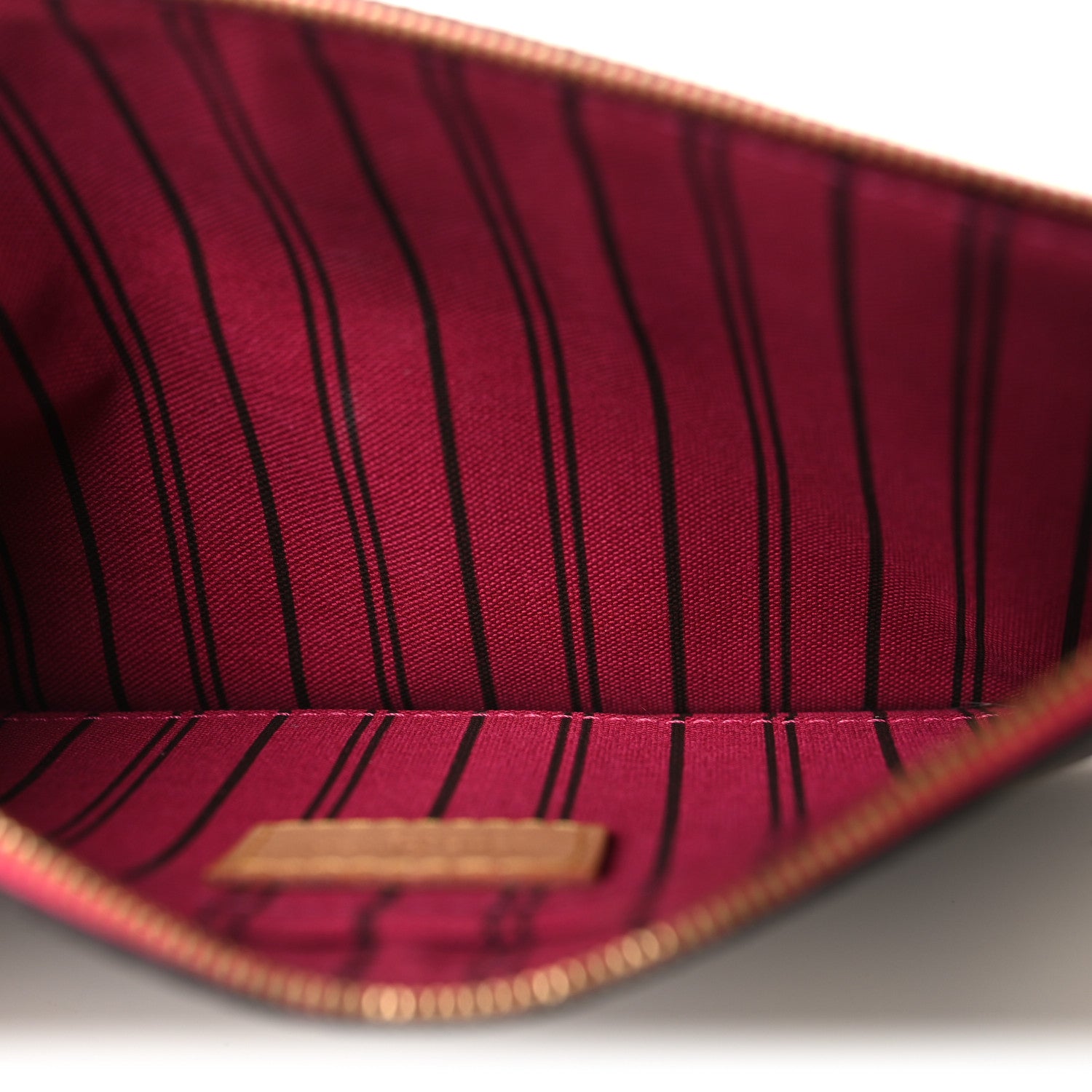 Louis Vuitton Monogram Neverfull MM GM Pochette Fuchsia 5 of 6
