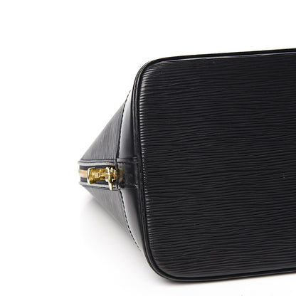 Louis Vuitton Epi Alma PM Black 7 of 9
