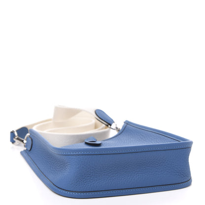 Hermes Taurillon Clemence Amazone Evelyne TPM Mykonos Blanc 4 of 10