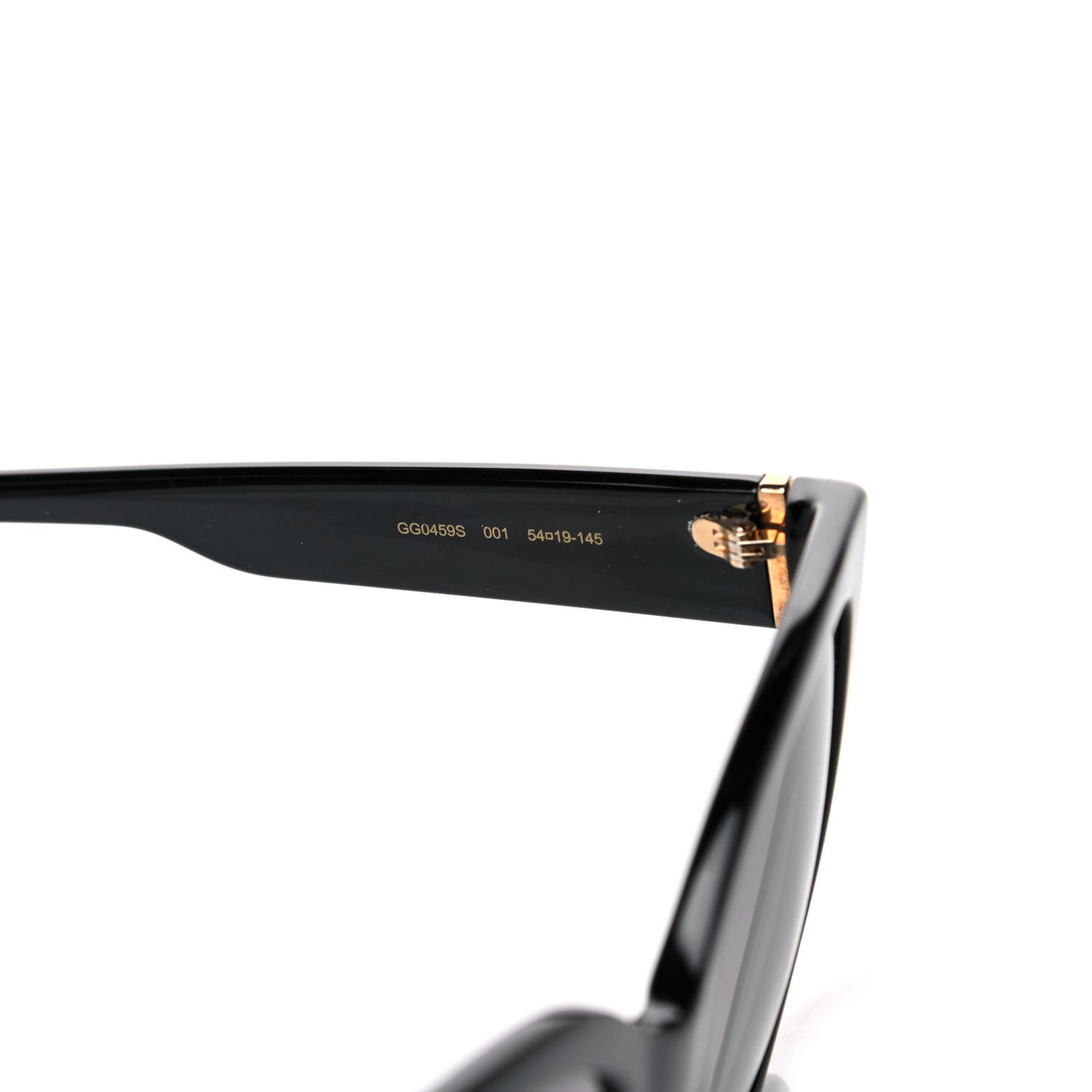 Acetate Square Frame Sunglasses GG0459S Black
