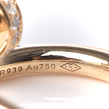 Cartier 18K Yellow Gold Diamond Juste Un Clou Ring 47 4 5 of 6