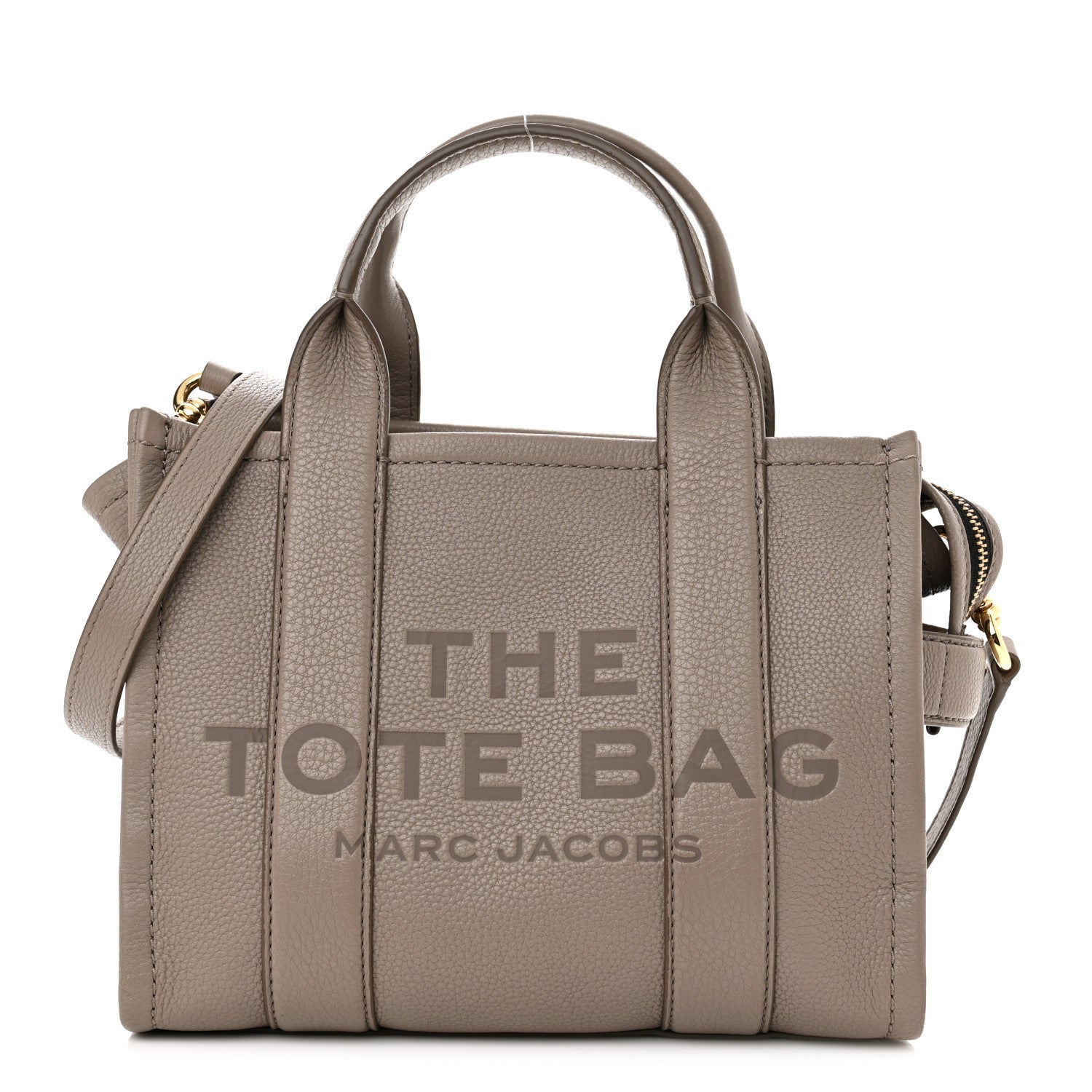 Marc Jacobs Grained Calfskin Small The Tote Bag Cement 1 of 13