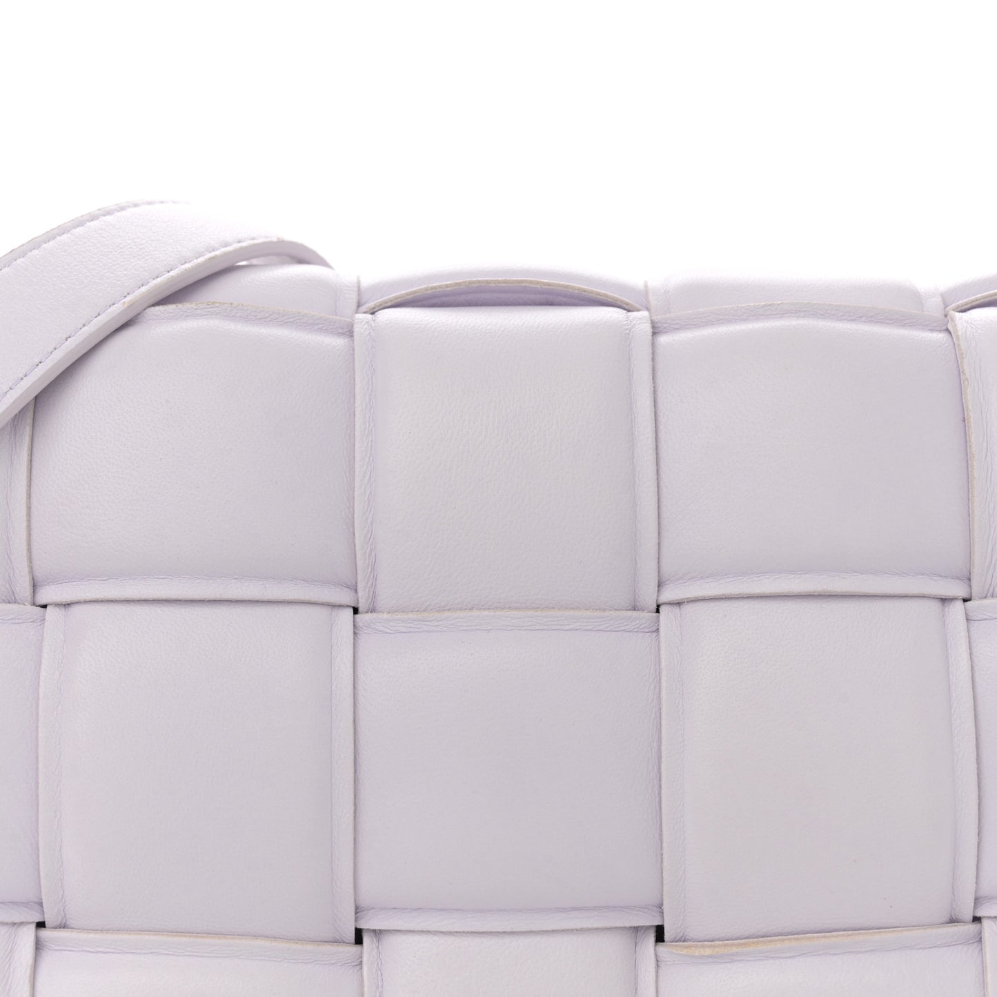 Nappa Maxi Intreccio Padded Cassette Crossbody Bag Mirth Washed